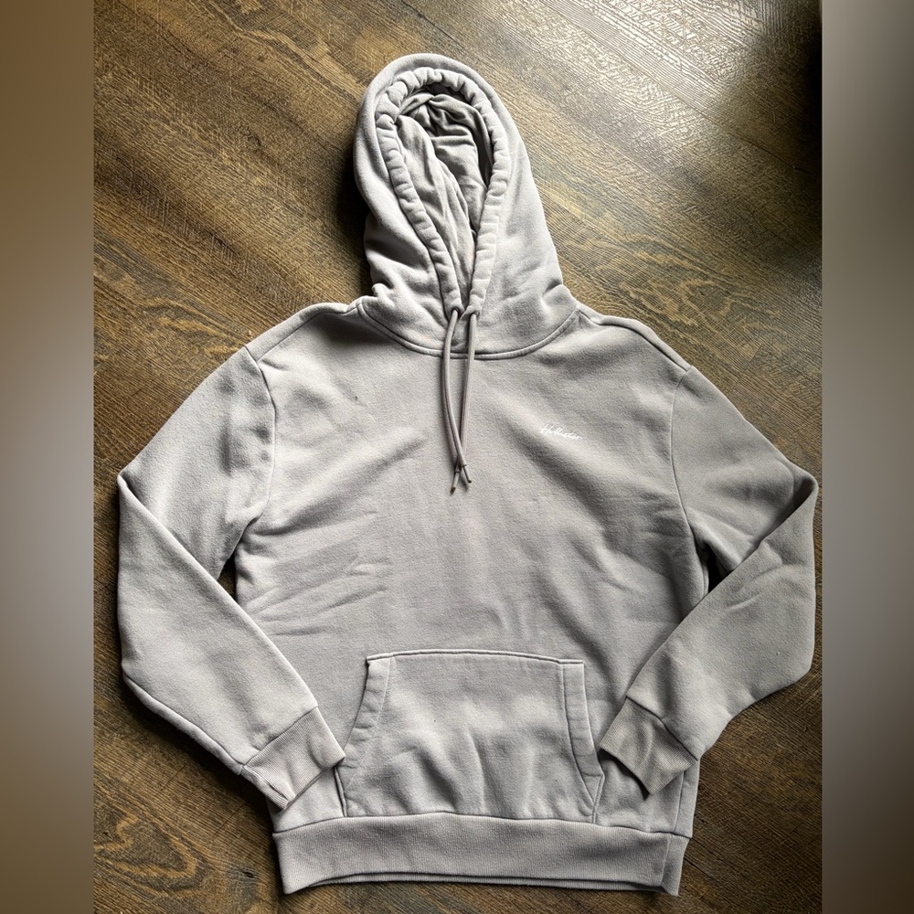 Hollister Hoodie, Gray Men’s Small
